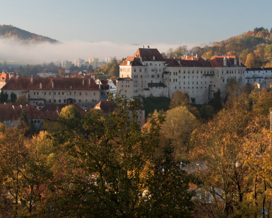 podzimní hrad a zámek | Český Krumlov