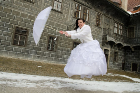 Mary Poppins na druhém zámeckém nádvoří | Český Krumlov