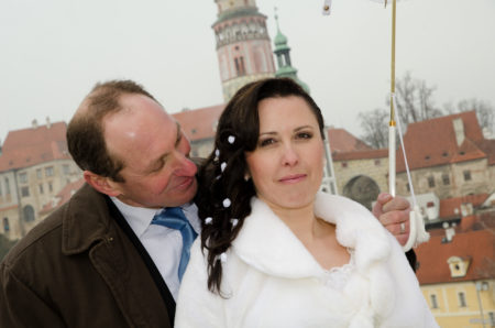 výhled z Jezuitské zahrady | Český Krumlov