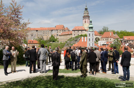 tiskovka v Jezuitské zahradě | Český Krumlov